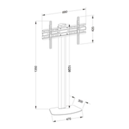 Βάση Τηλεόρασης Techly ICA-TR27 55" 40 kg