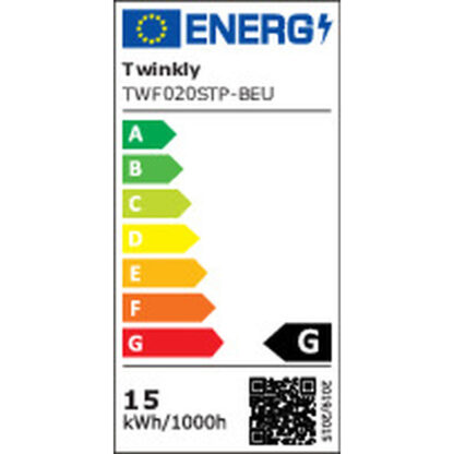 Γιρλάντα Φωτισμού LED Twinkly TWF020STP-BEU Μαύρο Πολύχρωμο G Σύγχρονη