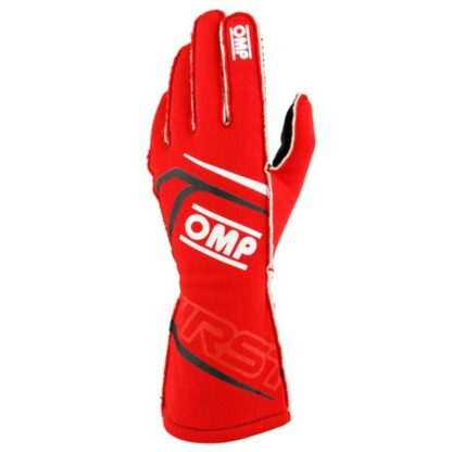 Karting Gloves OMP OMPIB0-0776-A01-061-L Κόκκινο L FIA 8856-2018