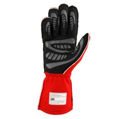 Karting Gloves OMP OMPIB0-0776-A01-061-L Κόκκινο L FIA 8856-2018