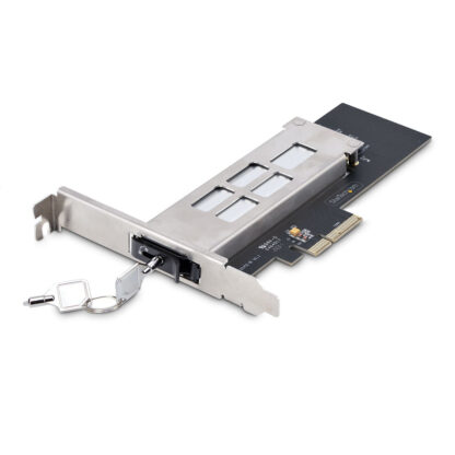 StarTech.com M.2 NVMe SSD to PCIe x4 Mobile Rack/Backplane with Removable Tray for PCI Express Expansion Slot, Tool-less Installation, PCIe 4.0/3.0 Hot-Swap Drive Bay, Key Lock ... - Κάρτα Startech M2-REMOVABLE-PCIE-N1