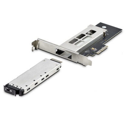 StarTech.com M.2 NVMe SSD to PCIe x4 Mobile Rack/Backplane with Removable Tray for PCI Express Expansion Slot, Tool-less Installation, PCIe 4.0/3.0 Hot-Swap Drive Bay, Key Lock ... - Κάρτα Startech M2-REMOVABLE-PCIE-N1