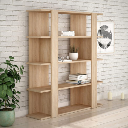 Βιβλιοπωλείο Alexandra House Living Eik Ξύλο MDP 110 x 122 x 29 cm 4 Ράφια