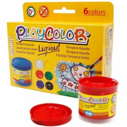 Τέμπερα Playcolor Πολύχρωμο 40 ml (12 Μονάδες)