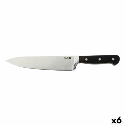 Μαχαίρι Σεφ Quid Professional Inox Chef Black Μαύρο Μέταλλο 20 cm (Pack 6x)