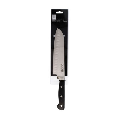 Μαχαίρι Santoku Quid Professional Inox Chef Black Μαύρο Μέταλλο (Pack 6x)