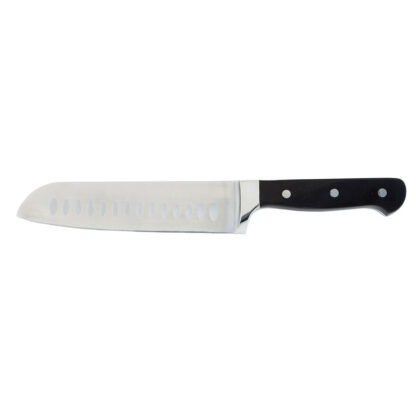 Μαχαίρι Santoku Quid Professional Inox Chef Black Μαύρο Μέταλλο (Pack 6x)