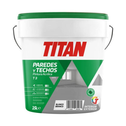 Ζωγραφική Titan Λευκό 15L