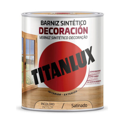 Βερνίκι Titanlux M11100004 Άχρωμο 4 L Σατέν