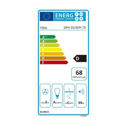 Συμβατικός Απορροφητήρας Teka GFH-73 INOX 73 cm 329 m3/h 69 dB 215W