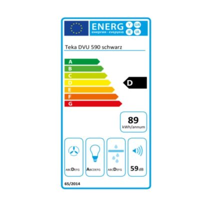 Συμβατικός Απορροφητήρας Teka DVU590 90 cm 538 m3/h 59 dB 204W