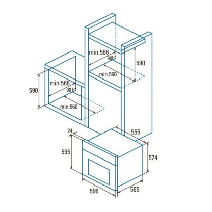 Φούρνος Cata MRA 7108 WH 60 L