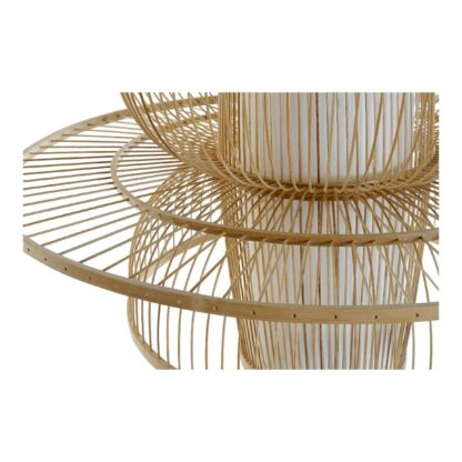 Φωτιστικό Οροφής DKD Home Decor LA-175565 Καφέ Bamboo 25 W 220 V 65 x 65 x 50 cm