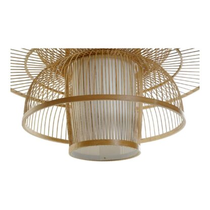 Φωτιστικό Οροφής DKD Home Decor LA-175565 Καφέ Bamboo 25 W 220 V 65 x 65 x 50 cm