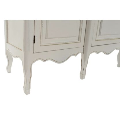 Σκευοθήκη DKD Home Decor   140 x 45 x 90 cm Καφέ Λευκό Σκούρο καφέ Ξυλο παουλόβνια