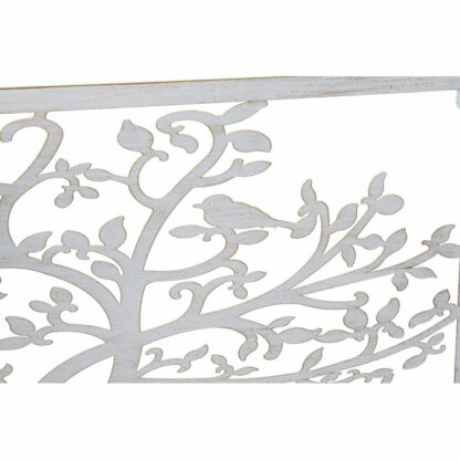 Διακόσμηση τοίχων DKD Home Decor 84,5 x 1 x 49 cm Δέντρο Λευκό Cottage (x2)