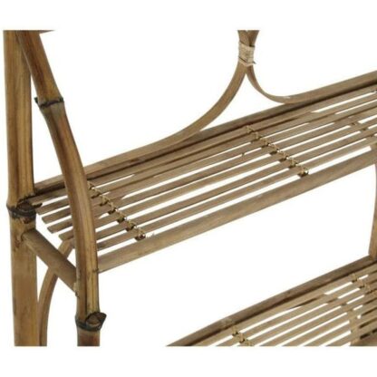 Ράφια DKD Home Decor Φυσικό Bamboo ρατάν 62 x 15 x 103 cm (x2)