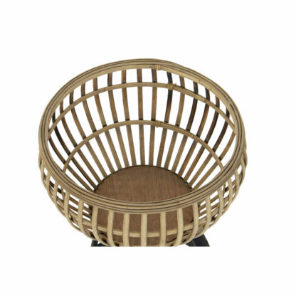 Γλάστρα DKD Home Decor Φυσικό Μέταλλο Bamboo Bali 41 x 41 x 68 cm