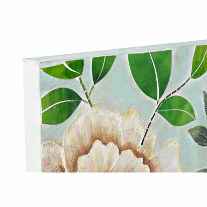 Καμβάς DKD Home Decor Πολύχρωμο Blomster 80 x 4 x 120 cm (1 μονάδα)