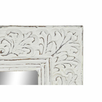 Τοίχο καθρέφτη DKD Home Decor Λευκό Ινδός Μαρινάτος 76 x 4 x 190 cm