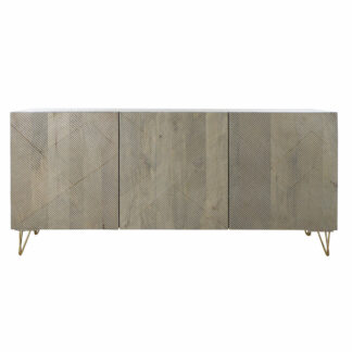 Σκευοθήκη DKD Home Decor Μέταλλο Ξύλο από Μάνγκο (140 x 40 x 111 cm)