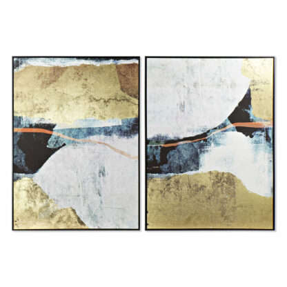 Πίνακας DKD Home Decor 103,5 x 4,5 x 143 cm Αφηρημένο (x2)