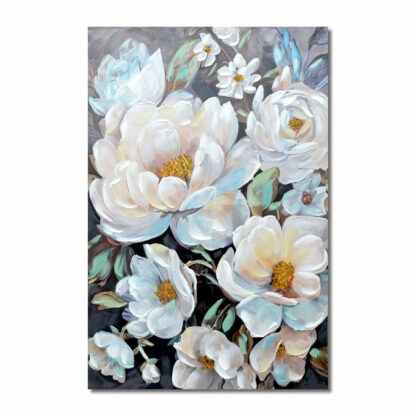 Πίνακας DKD Home Decor Blomster 80 x 3 x 120 cm Ρομαντικό (x2)