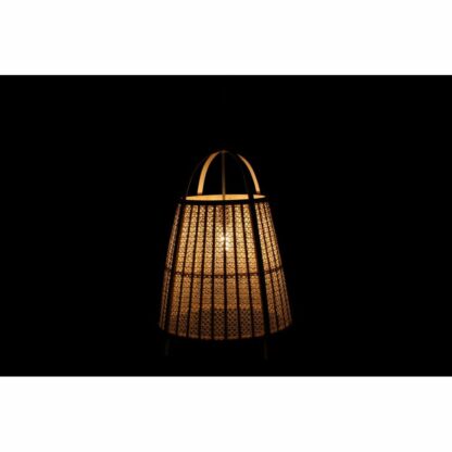 Φωτιστικό Οροφής DKD Home Decor Κρεμ Φυσικό Bamboo 50 W 47 x 47 x 64 cm