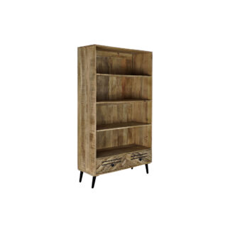 Ράφια DKD Home Decor 160 x 35 x 180 cm Χρυσό Μέταλλο Λευκό Λεύκες