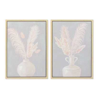 Πίνακας DKD Home Decor Βάζο 50 x 4 x 70 cm Shabby Chic (x2)