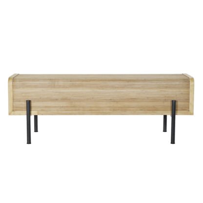 Σκαμπό DKD Home Decor Φυσικό Ξύλο Μέταλλο 120 x 40 x 43 cm