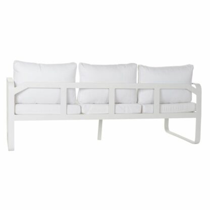 Καναπές κήπου DKD Home Decor Λευκό Αλουμίνιο 78 cm 184 x 72 x 78 cm