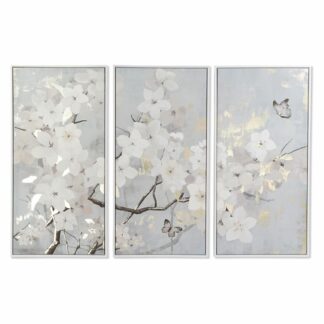 Σετ με 3 κάδρα DKD Home Decor Ανατολικó Ερωδιός (210 x 4 x 140 cm)