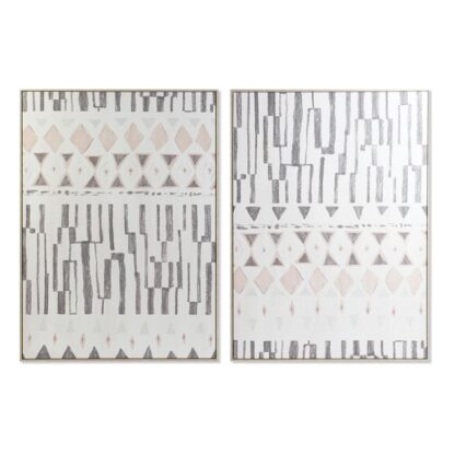 Πίνακας DKD Home Decor 100 x 4 x 140 cm Boho (x2)