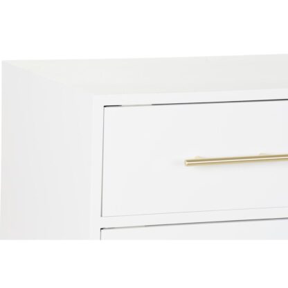 Έπιπλο Τηλεόρασης Home Decor Λευκό Μέταλλο MDF (140 x 52 x 40 cm)