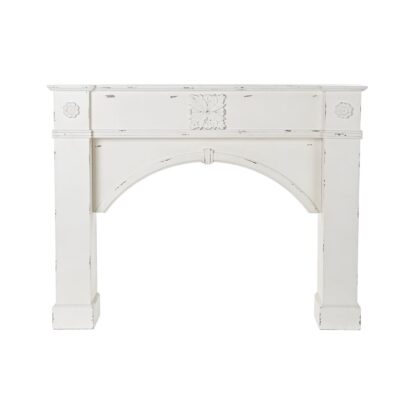 Μπροστινό μέρος τζακιού DKD Home Decor Έλατο Ξύλο MDF (140 x 28 x 110 cm)