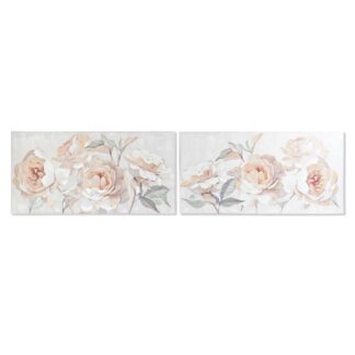 Πίνακας DKD Home Decor 100 x 4 x 100 cm Μεσογείακός (x2)