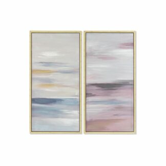 Πίνακας DKD Home Decor 100 x 4 x 100 cm Μεσογείακός (x2)