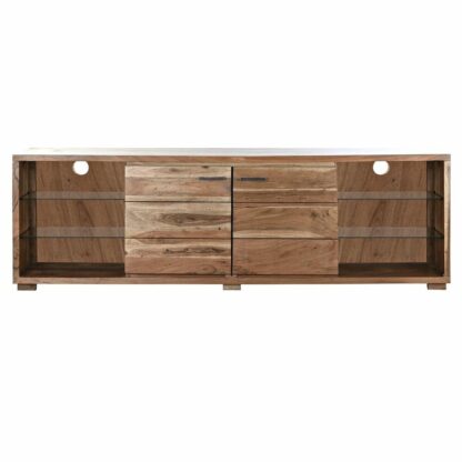 Έπιπλο Τηλεόρασης Home Decor Καφέ 200 x 40 x 63 cm Κρυστάλλινο ξύλο ακακίας