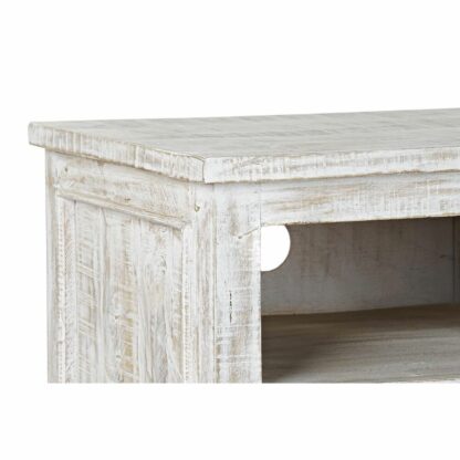 Έπιπλο Τηλεόρασης Home Decor 158 x 50 x 54 cm Λευκό Ξύλο από Μάνγκο