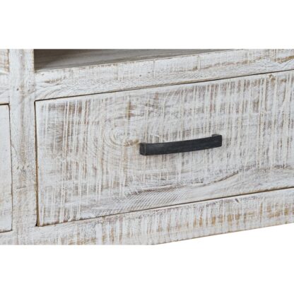 Έπιπλο Τηλεόρασης Home Decor 158 x 50 x 54 cm Λευκό Ξύλο από Μάνγκο