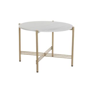 Κονσόλα DKD Home Decor Καφέ Bamboo 60 x 60 x 52 cm