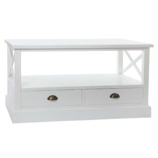 Σετ 2 Τραπεζάκια DKD Home Decor Μαύρο Χαλκός 52 x 52 x 44 cm