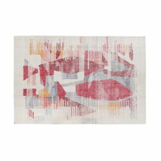 Χαλί DKD Home Decor Μπεζ Λευκό Ikat (200 x 290 x 0,4 cm)