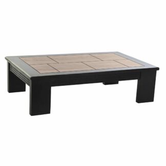 Σετ 3 Τραπεζάκια DKD Home Decor Μαύρο Χαλκός Χρυσό 44 x 44 x 61 cm