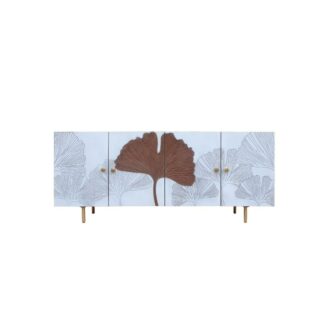 Σκευοθήκη DKD Home Decor 80 x 45 x 140 cm Φυσικό Λευκό Ξύλο από Μάνγκο