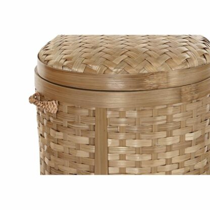 Σετ Καλαθιών DKD Home Decor Φυσικό Bamboo Boho 31 x 31 x 44 cm (3 Τεμάχια)