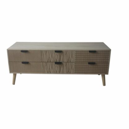 Έπιπλο Τηλεόρασης Home Decor Έλατο Καφέ Ξύλο MDF 120 x 40 x 47 cm