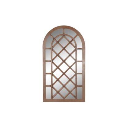 Τοίχο καθρέφτη DKD Home Decor Ξύλο MDF Μαρινάτος (90 x 3,5 x 160 cm)