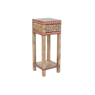 Σετ με 2 τραπέζια DKD Home Decor Πολύχρωμο Φυσικό 45 x 30 x 45 cm 45 x 28,5 x 46 cm